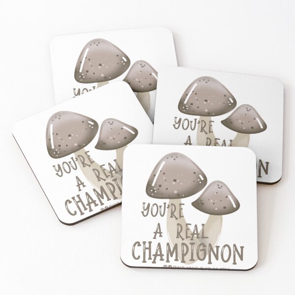Item preview, You’re a real champignion designed and sold by Mad_About_Plaid_Coloring.