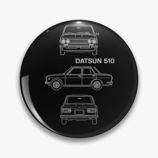 Item preview, Datsun 510 Blueprint Design – Classic JDM Line Art of the Boxy Icon designed and sold by TheArtOfCar.