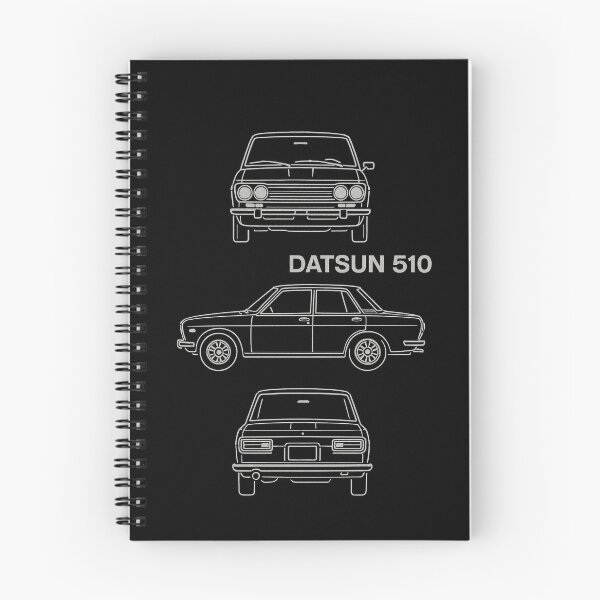 Item preview, Datsun 510 Blueprint Design – Classic JDM Line Art of the Boxy Icon designed and sold by TheArtOfCar.