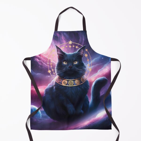 Item preview, Cat in the middle of space surrounded by stardust and celestial bodies designed and sold by Paul-Place.