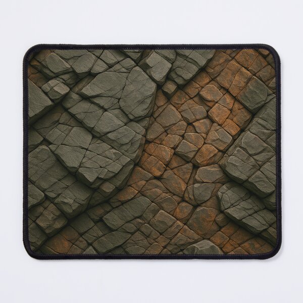 Item preview, Layered Stone Grid designed and sold by Kaleidoscope Print.