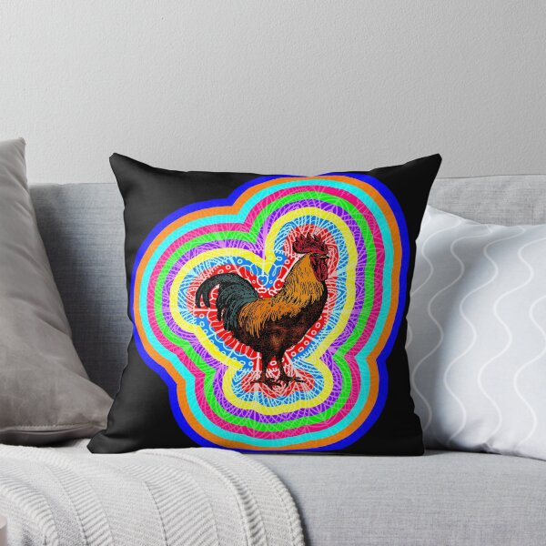 Item preview, Psychedelic Trippy Rooster with Mandala designed and sold by Prem-Adri.