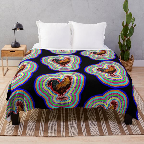 Item preview, Psychedelic Trippy Rooster with Mandala designed and sold by Prem-Adri.