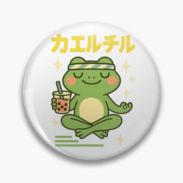 Item preview, Chill Frog - Japanese Vintage  designed and sold by Oni  Zuka.
