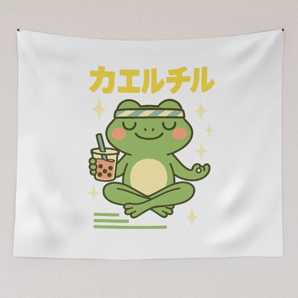 Item preview, Chill Frog - Japanese Vintage  designed and sold by Oni  Zuka.