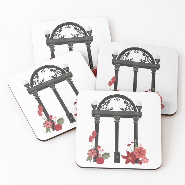 Item preview, UGA Arch Flowers designed and sold by annawaldenn.