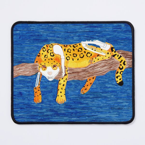 Item preview, Skeletal leopard designed and sold by CinnaStudios.