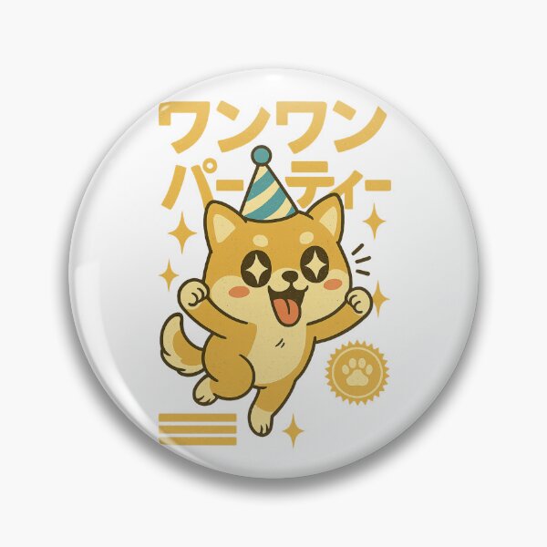 Item preview, Doggy Party - Japanese Vintage  designed and sold by Oni  Zuka.
