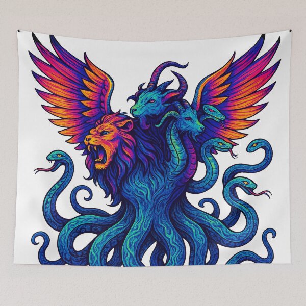 Item preview, Chimerical Beast with Intense Eyes designed and sold by JonelleTshirts.