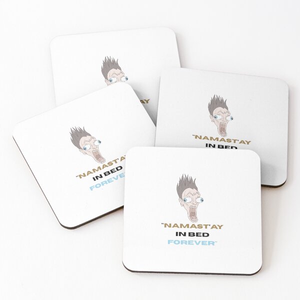 Item preview, Namast’ay in Bed – Funny Yoga Boho Quote designed and sold by Pamthedesigner.