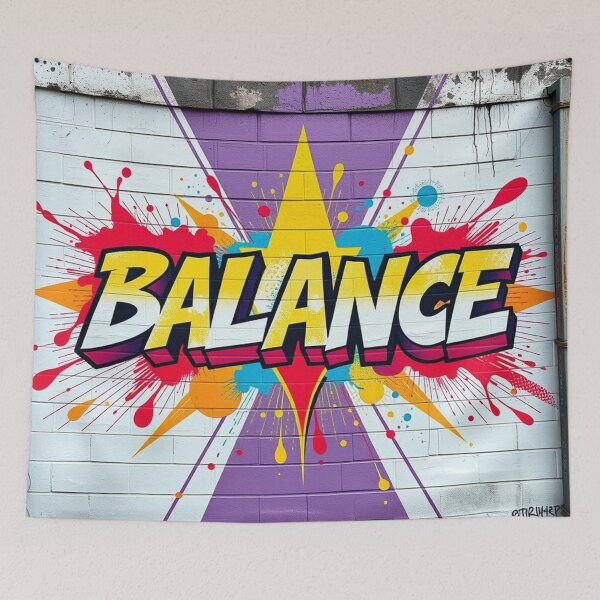 Item preview, Balance Street Art Graffiti designed and sold by Simplybe1.
