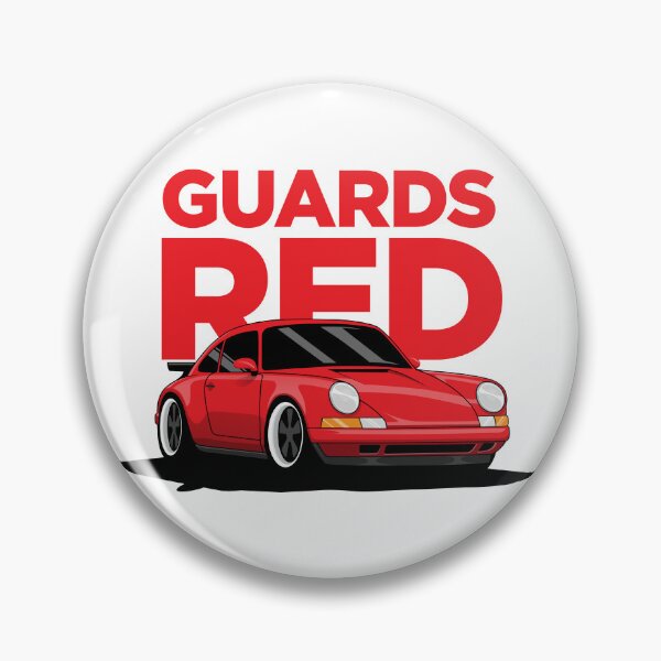Item preview, Porsche 964 911 930 Turbo Guards Red Illustration designed and sold by blackdogshop.