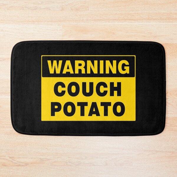 Item preview, WARNING SIGN, COUCH POTATO, INDUSTRIAL SIGNAGE, FUNNY designed and sold by AASparksDesigns.