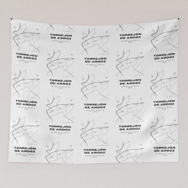 Item preview, Torrejón de Ardoz City Map – Minimalist Spain Wall Print designed and sold by RM-Journey.