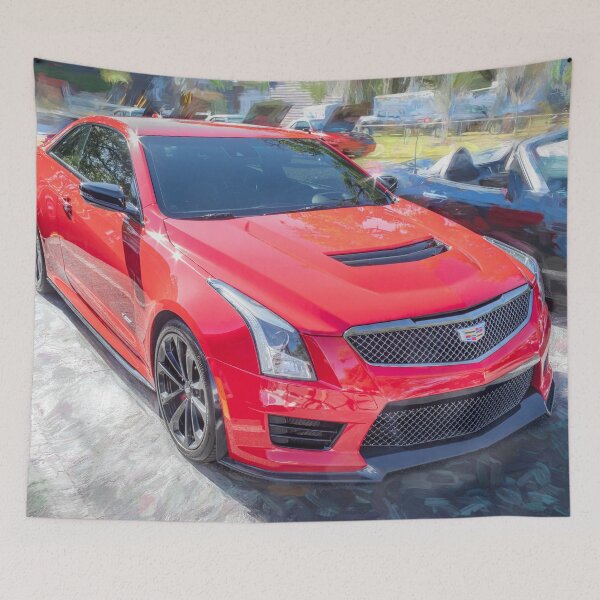 Item preview,  2018 Red Cadillac ATS-V Coupe X102 designed and sold by RichFrancoCars.