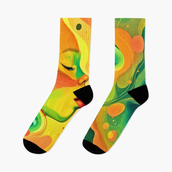 Item preview, Vibrant Emotional Faces Abstract designed and sold by Health And Fitness Posts e-Store.