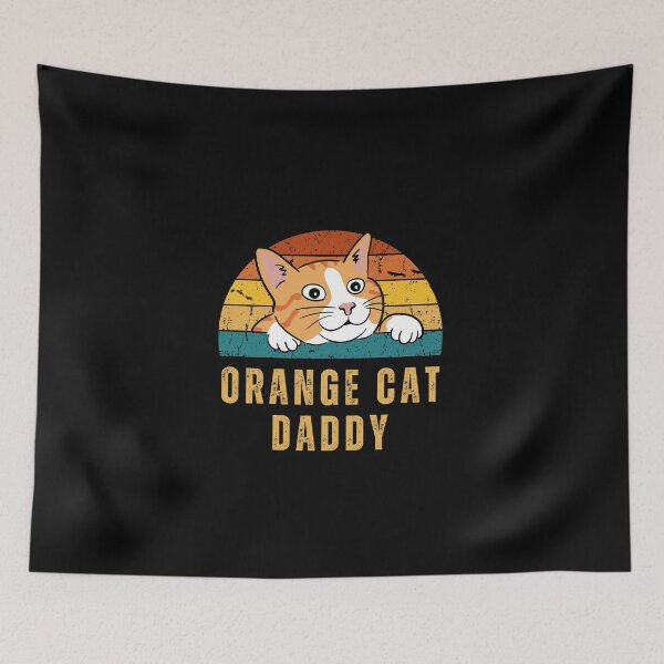 Item preview, Orange Cat Daddy - Funny Gift for Cat Dads designed and sold by patternjp.