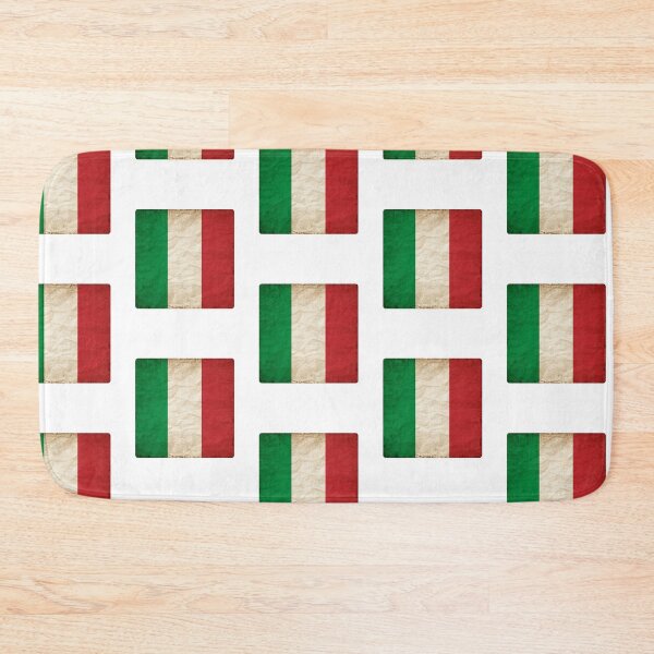 Item preview, Vintage Italy Flag Design – Retro Look – Square Motif designed and sold by KolbaVison.
