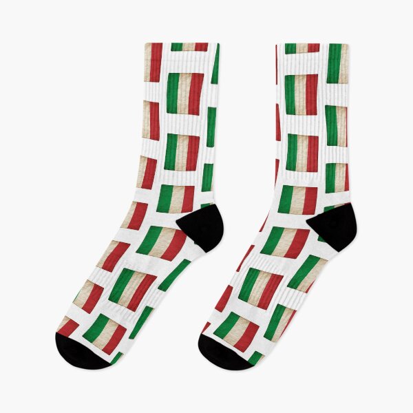 Item preview, Vintage Italy Flag Design – Retro Look – Square Motif designed and sold by KolbaVison.