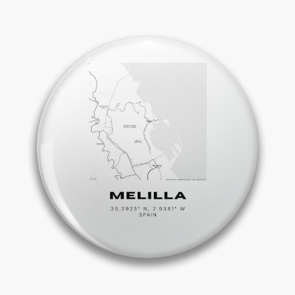 Item preview, Melilla Spain City Map – Minimalist Black & White Print designed and sold by RM-Journey.
