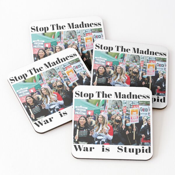 Item preview, Stop the madness. War is Stupid. designed and sold by Gezarts.