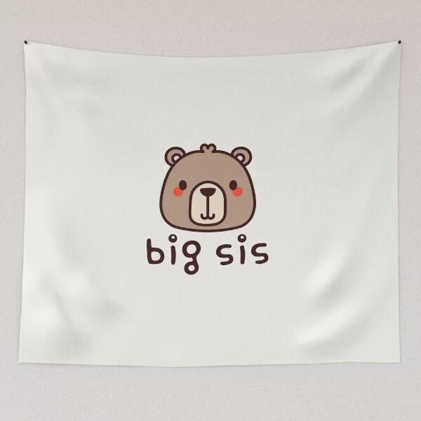 Item preview, Big Sis Bear - Cute Gift For Your Big Sister designed and sold by patternjp.