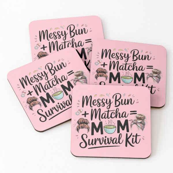 Item preview, Messy Bun Matcha Mom Survival Kit designed and sold by Bliss Find And Design.