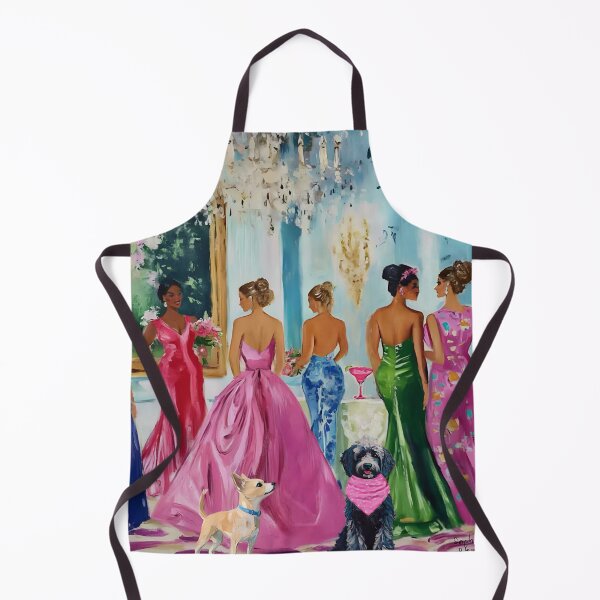 Artikelvorschau, Grandmillennial-Kunst, Underdressed-Gefühl, skurrile Hundekunst entworfen und verkauft von SophieClimaArt.