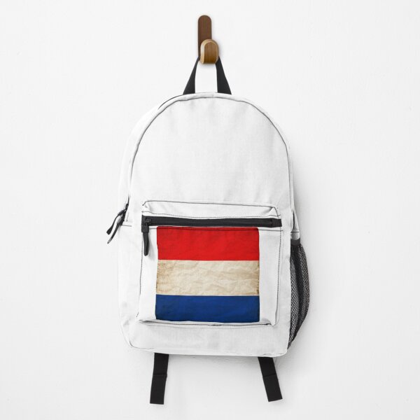 Item preview, Vintage Dutch Flag Design – Retro Look – Square Motif designed and sold by KolbaVison.