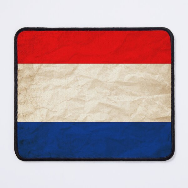 Item preview, Vintage Dutch Flag Design – Retro Look – Square Motif designed and sold by KolbaVison.