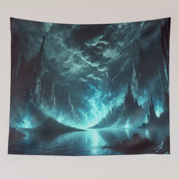 Item preview, Lake of the Forgotten Flame designed and sold by AbstractAnom.