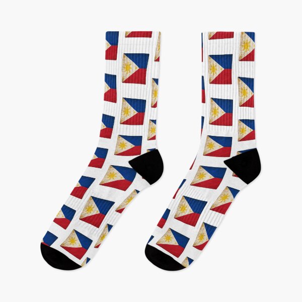 Item preview, Vintage Philippines Flag Design – Retro Look – Square Motif designed and sold by KolbaVison.