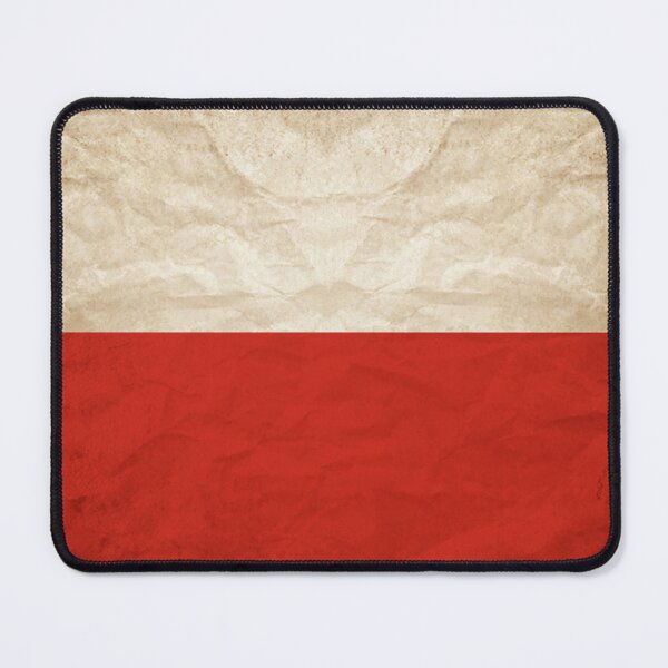 Item preview, Vintage Poland Flag Design – Retro Look – Square Motif designed and sold by KolbaVison.
