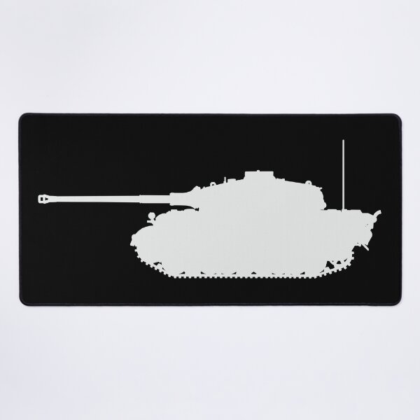 Item preview, Tiger II Tank Silhouette - German WW2 Military Art designed and sold by FAawRay.