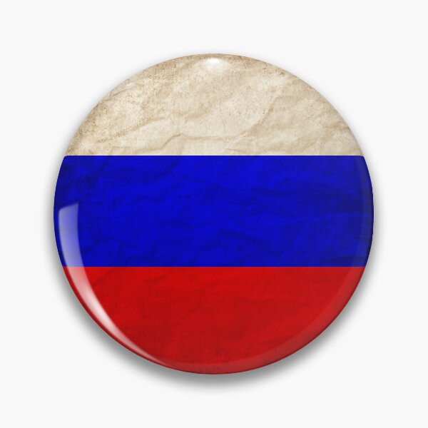 Item preview, Vintage Russia Flag Design – Retro Look – Square Motif designed and sold by KolbaVison.