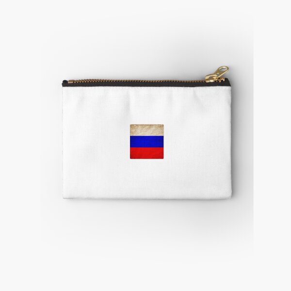 Item preview, Vintage Russia Flag Design – Retro Look – Square Motif designed and sold by KolbaVison.