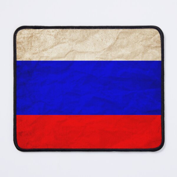 Item preview, Vintage Russia Flag Design – Retro Look – Square Motif designed and sold by KolbaVison.