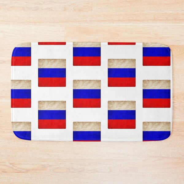 Item preview, Vintage Russia Flag Design – Retro Look – Square Motif designed and sold by KolbaVison.