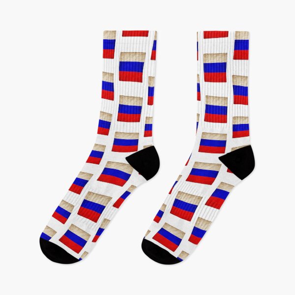 Item preview, Vintage Russia Flag Design – Retro Look – Square Motif designed and sold by KolbaVison.