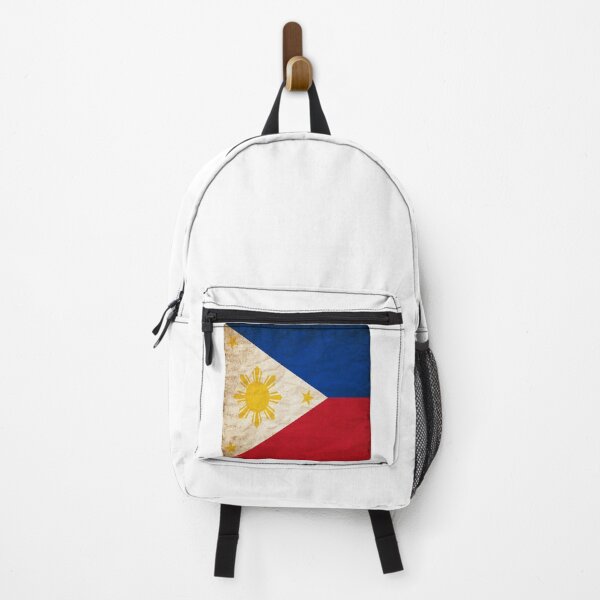 Item preview, Vintage Philippines Flag Design – Retro Look – Square Motif designed and sold by KolbaVison.
