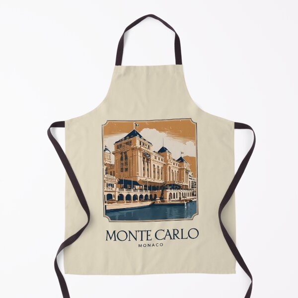 Item preview, A Vintage Travel Illustration of Monte Carlo - Monaco designed and sold by GoodOldVintage.
