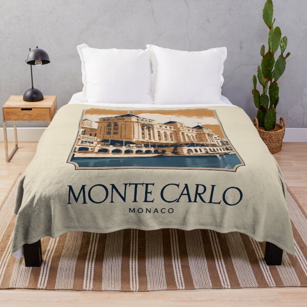 Item preview, A Vintage Travel Illustration of Monte Carlo - Monaco designed and sold by GoodOldVintage.