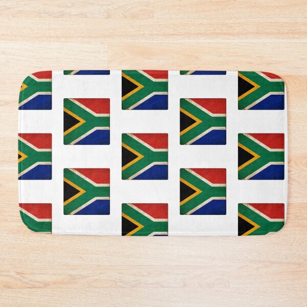 Item preview, Vintage South Africa Flag Design – Retro Look – Square Motif designed and sold by KolbaVison.
