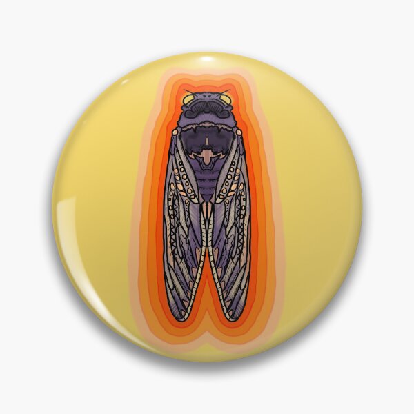 Item preview, Colorful cicada  designed and sold by CupOChaos.