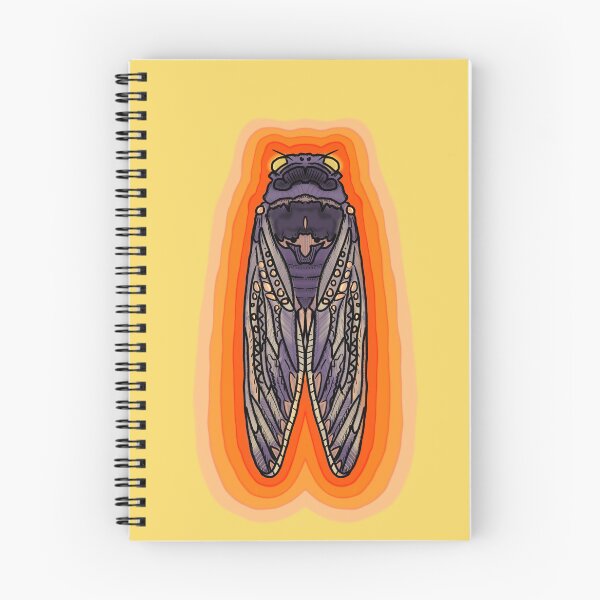 Item preview, Colorful cicada  designed and sold by CupOChaos.
