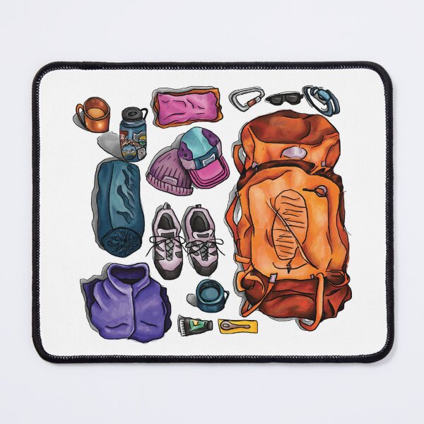 Item preview, Backpacking Gear designed and sold by JigsaaStudios.