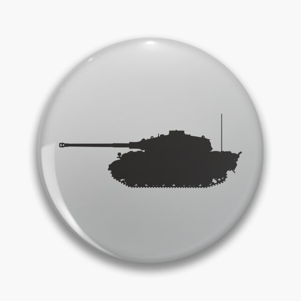 Item preview, Tiger II Tank Silhouette - German WW2 Military Design designed and sold by FAawRay.