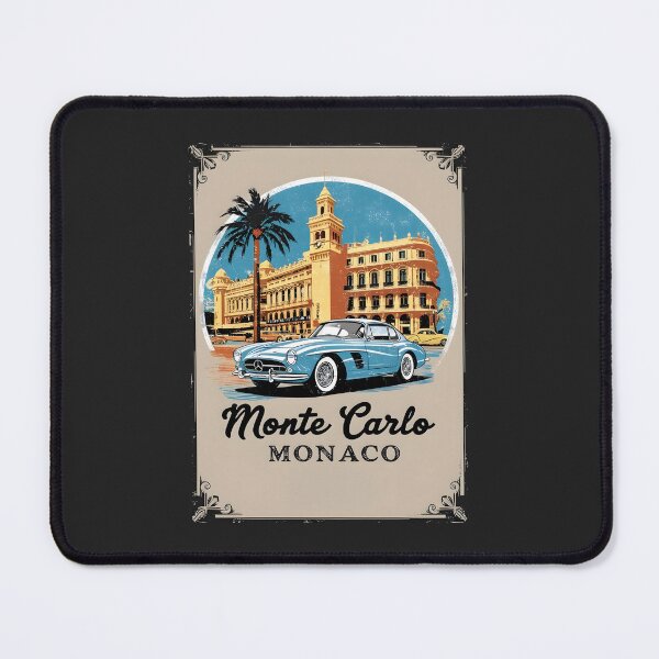 Item preview, A Vintage Travel Illustration of Monte Carlo - Monaco  designed and sold by GoodOldVintage.