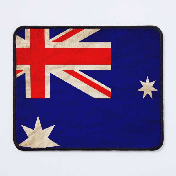 Item preview, Vintage Australia Flag Design – Retro Look – Square Motif designed and sold by KolbaVison.