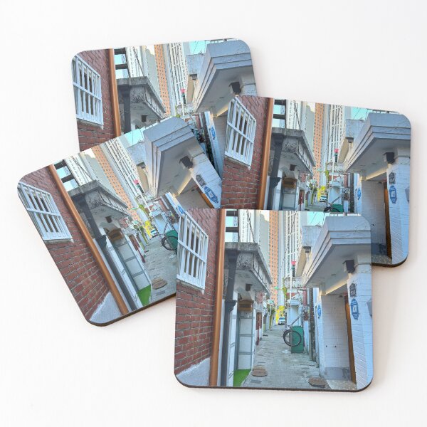Item preview, Old and New Homes in South Korea Alley | Street Photography designed and sold by YemmyZImages.